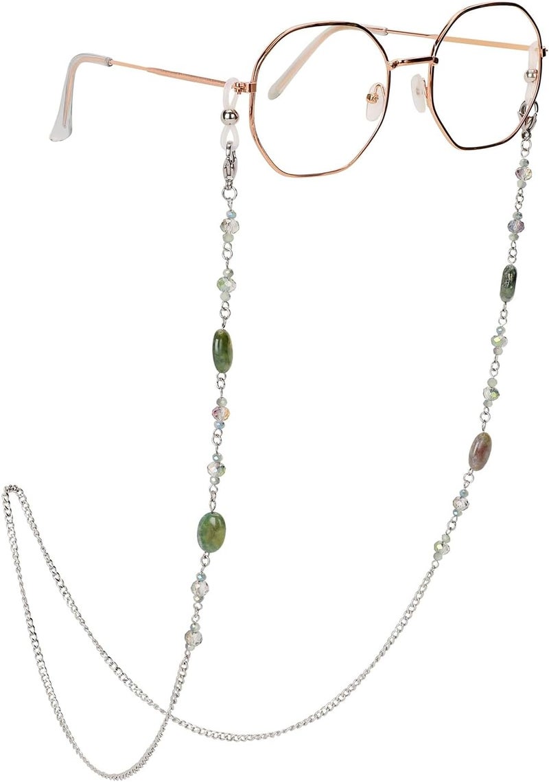 Hongeely Glasses Holder Chain Loop Eyeglasses Necklace Ring for Women Reading Glasses Sunglasses Necklace for Men - Image 3